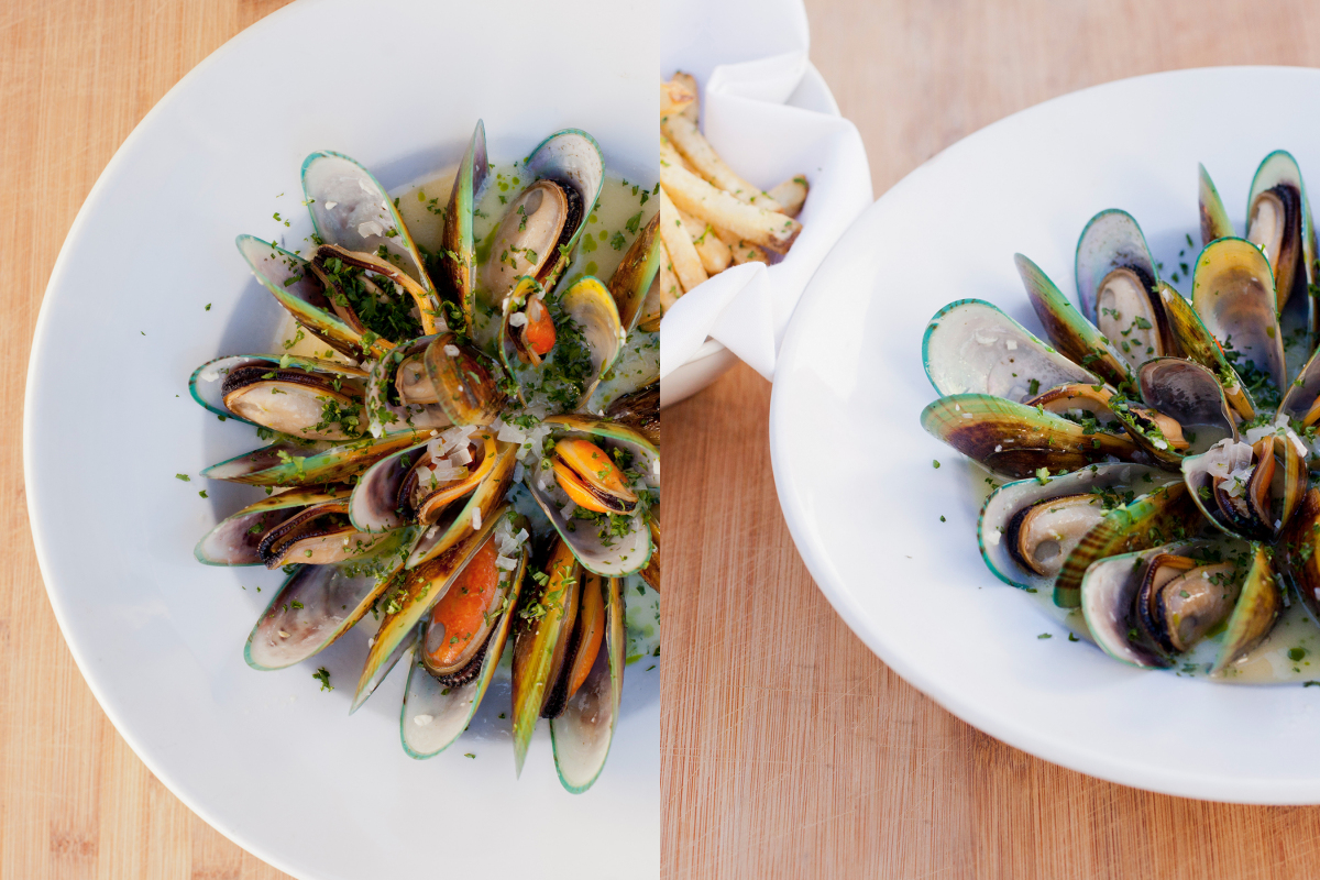 Steamed Green Lip Mussels w/Frites